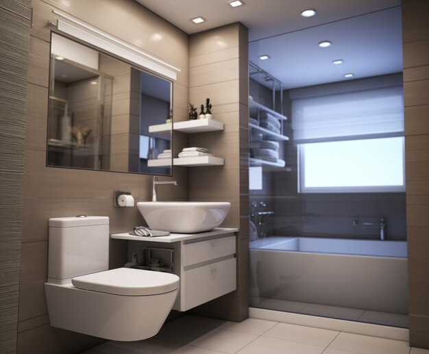 Jak efektywnie wykorzystać przestrzeń pod skosami w aranżacji nowoczesnej łazienki